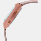 Vintage Women Quartz Rose Gold Dial Digital Resin Watch D213