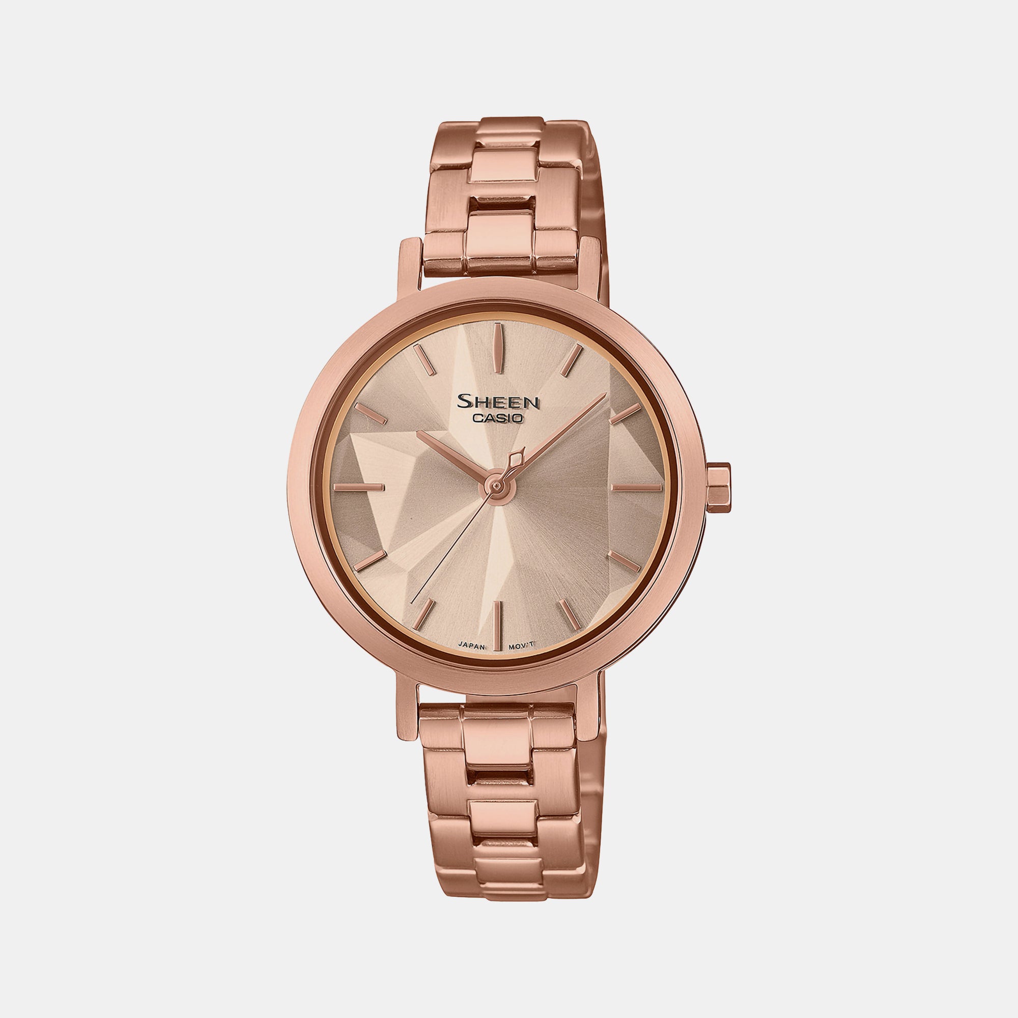 Casio Round Pink Gold Analog watch