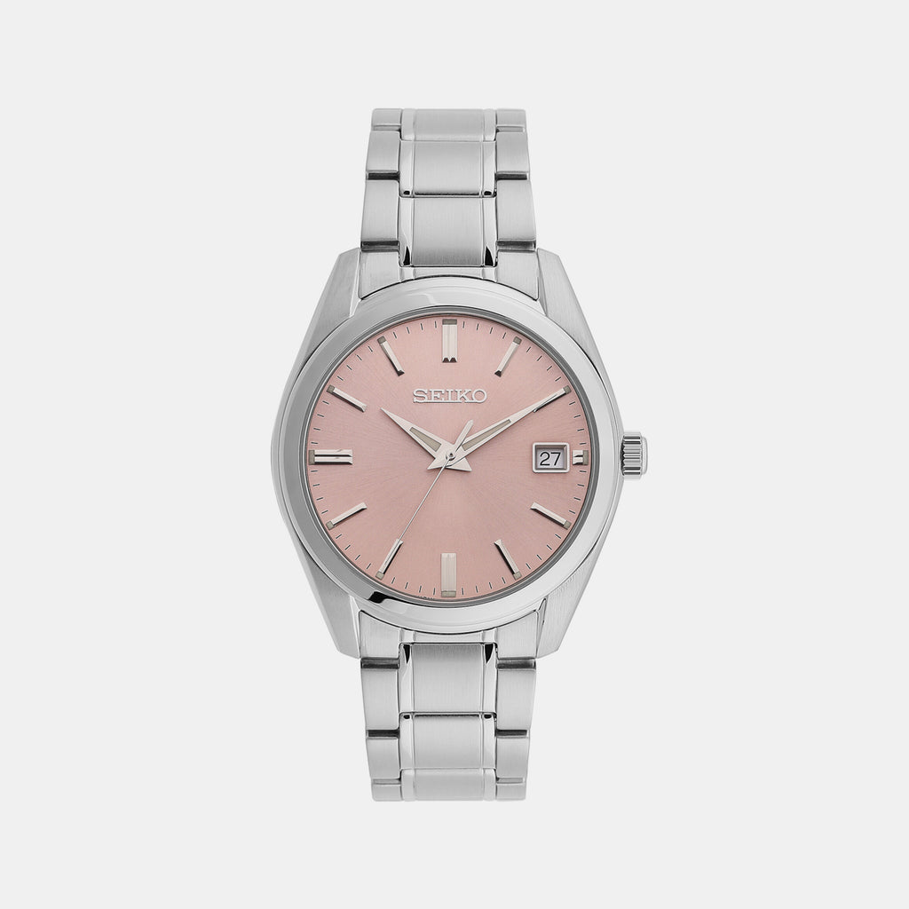 Seiko Round Pink Analog watch