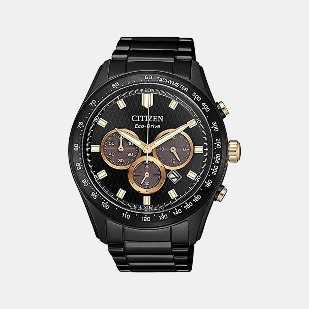 Citizen Round Black Chronograph watch