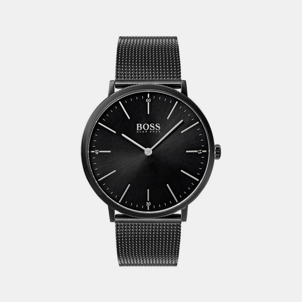 Boss Round Black Analog watch