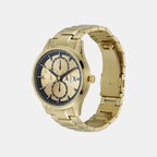 Armani Exchange Men Round Gold watch