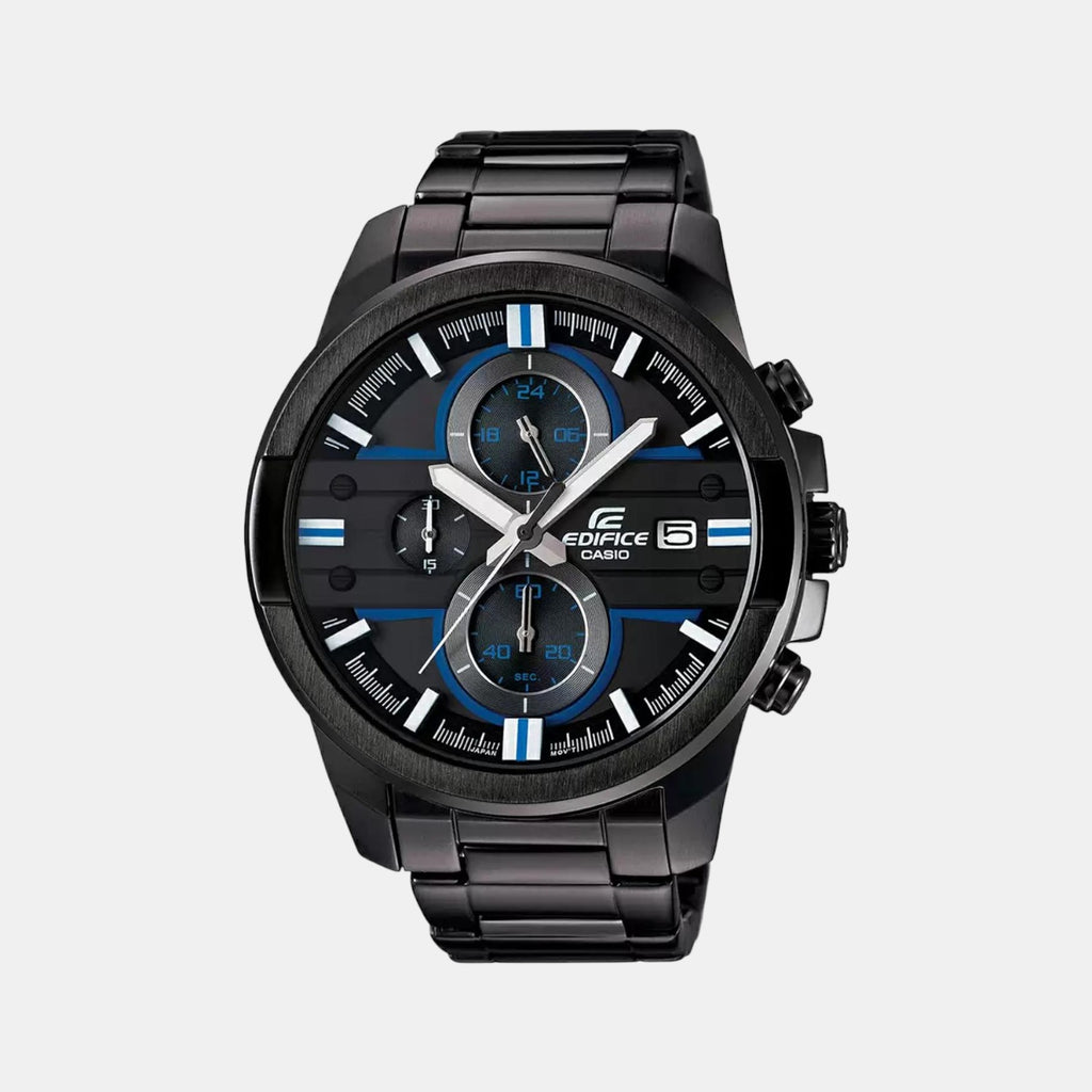 Casio Round Black Chronograph watch