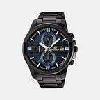 Casio Round Black Chronograph watch