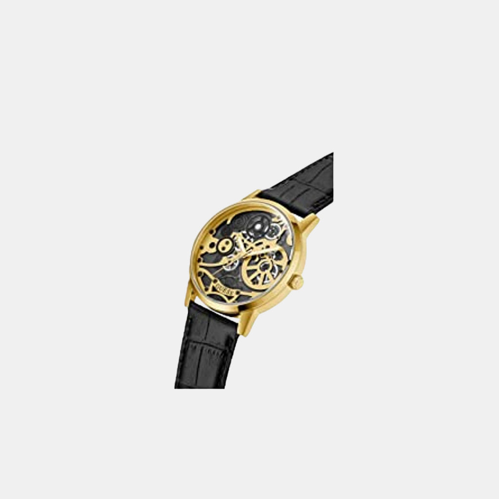 Gadget Men Quartz Grey Dial Analog Leather Watch GW0570G1