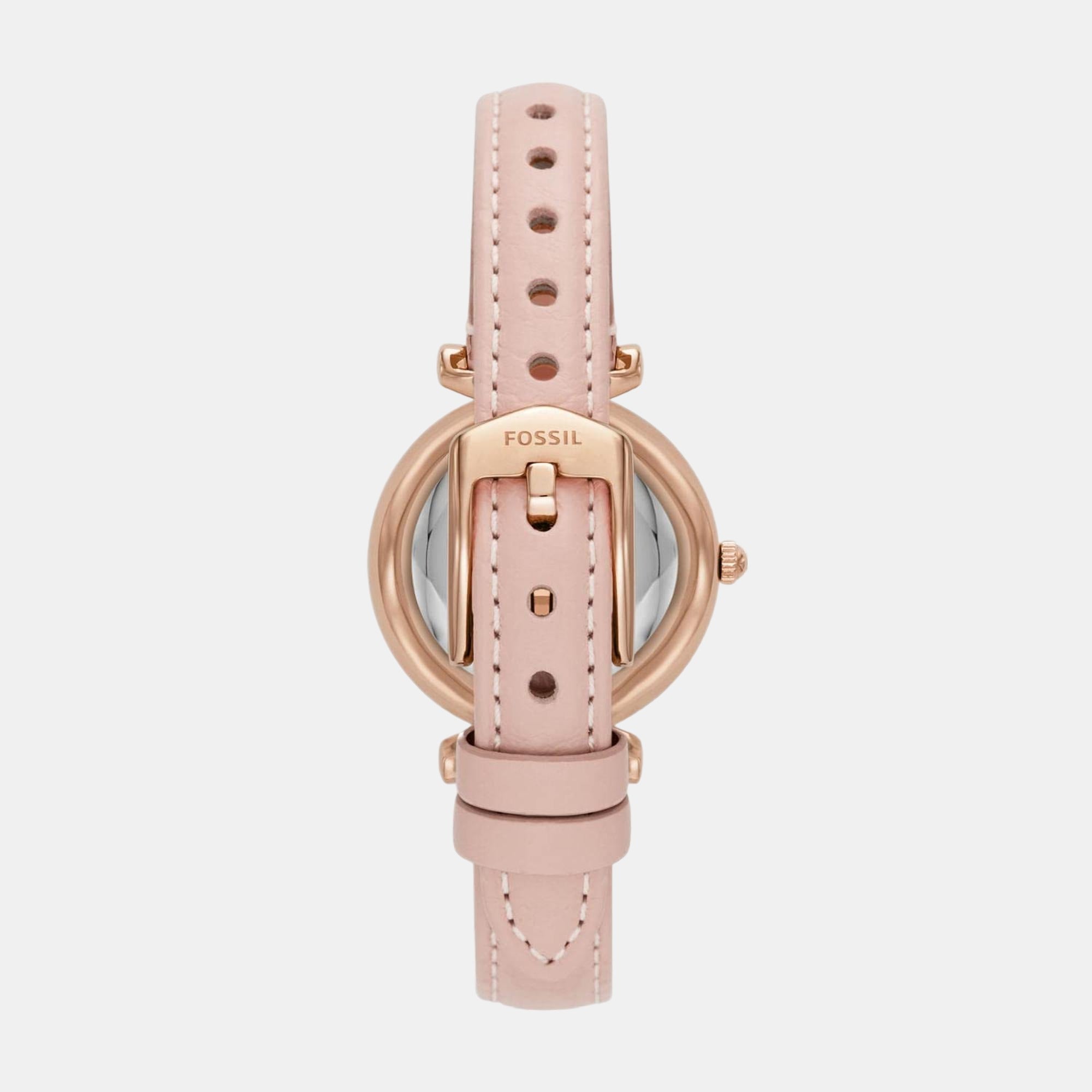 Carlie Women Quartz White Dial Analog Leather Watch ES5268