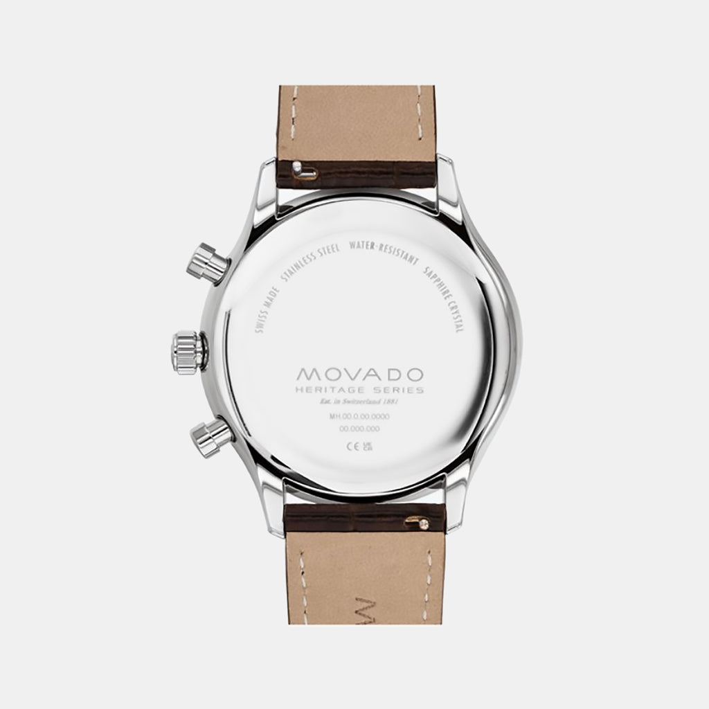 Movado Men Round White watch