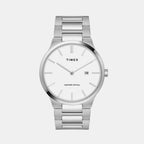 Timex Round White Analog watch