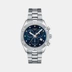 Tissot Round Blue Chronograph watch