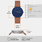 Skagen Stainless Steel Round watch