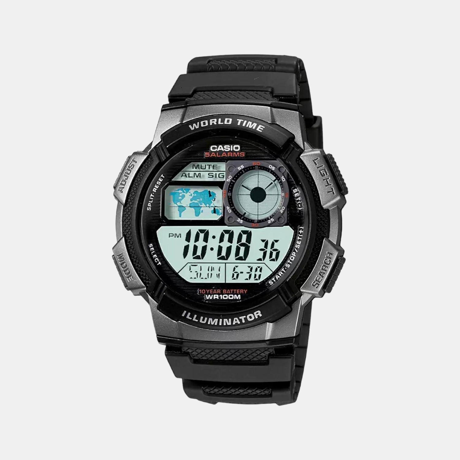 Youth Male Digital Resin Watch D081