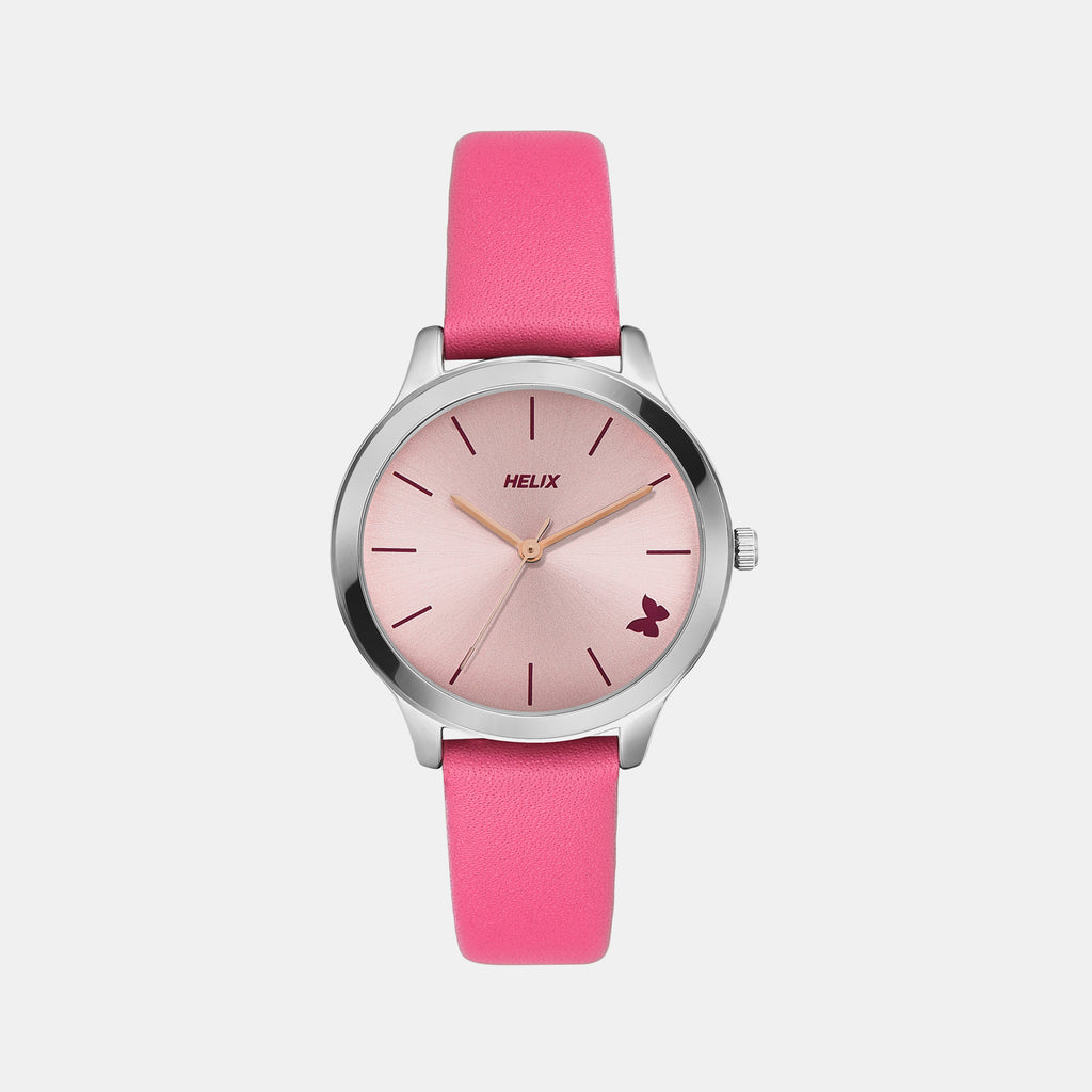 Helix Round Pink Analog watch
