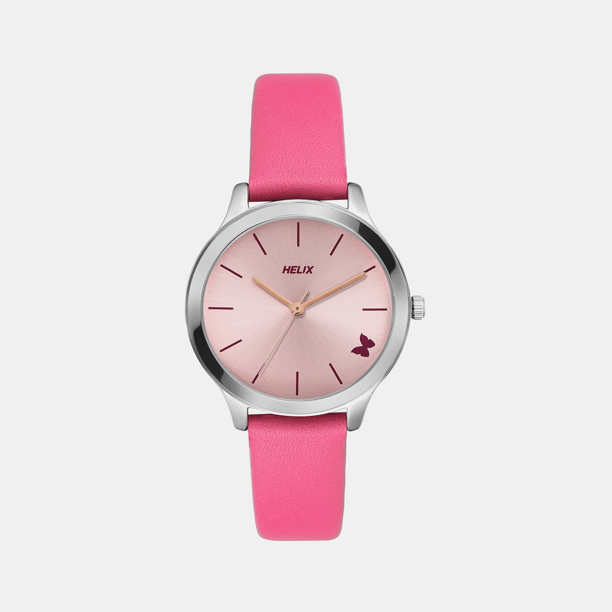 Helix Round Pink Analog watch