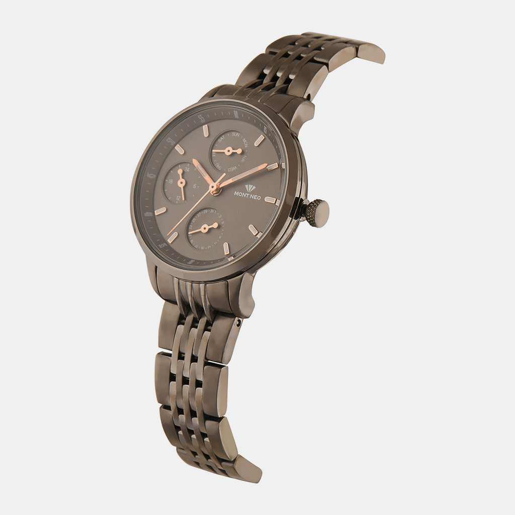 Mont Neo Women Round Grey watch