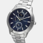 Timex Men Round Blue watch