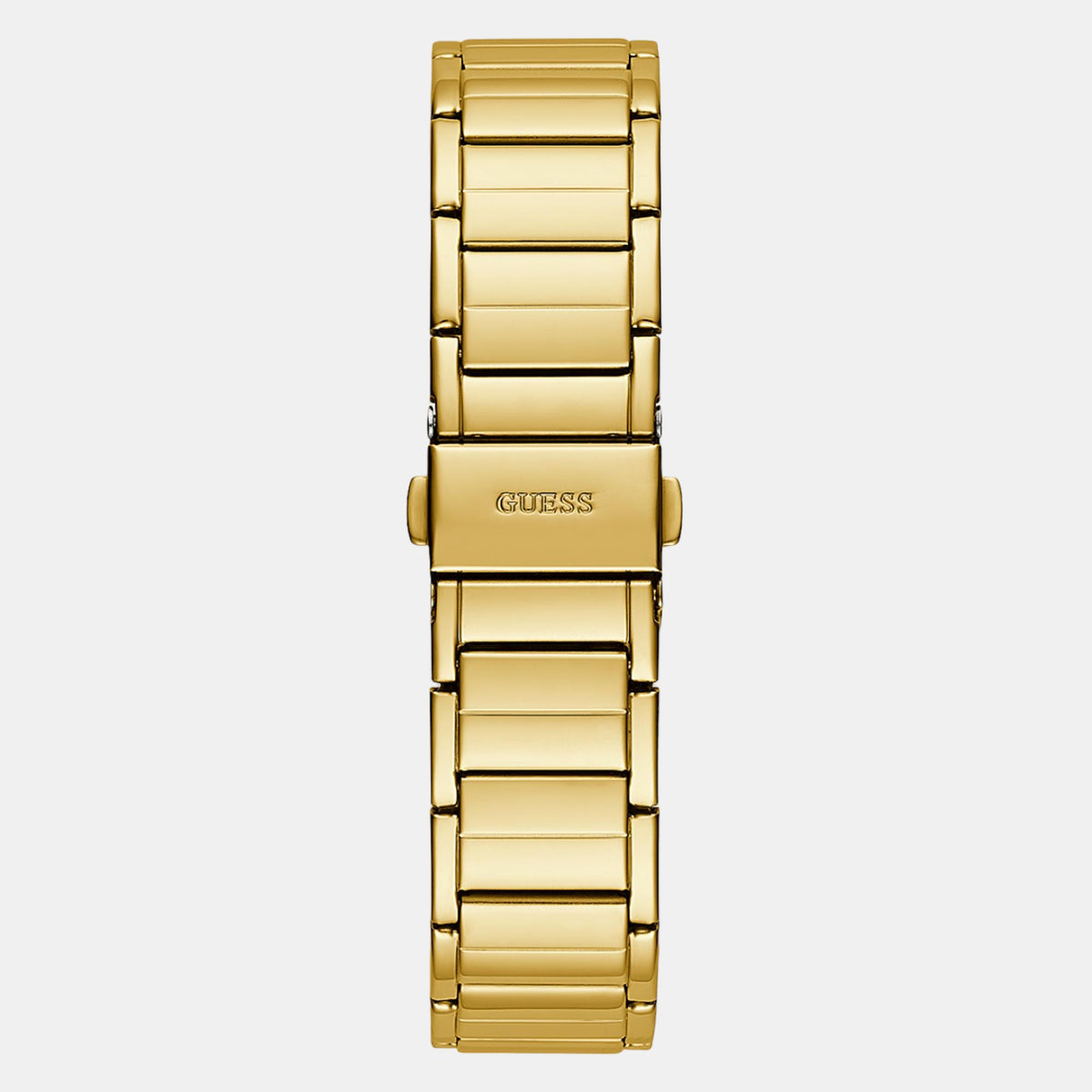 Gs Fusion Women Quartz Champagne Dial Multi-Function Stainless Steel Watch Gw0552L2