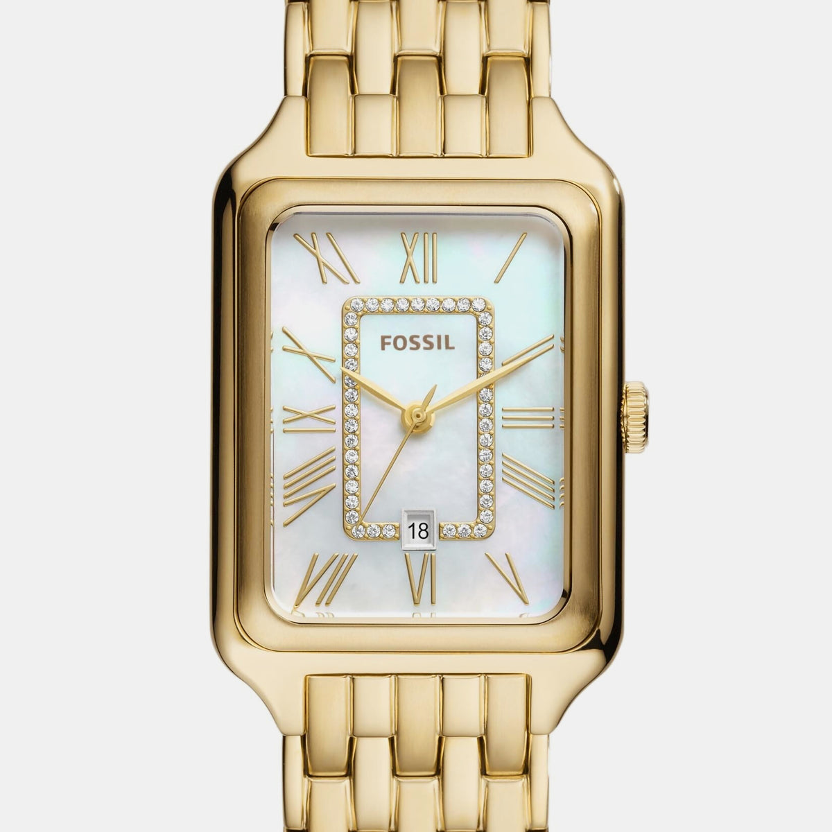 Fossil Stainless Steel Rectangular watch