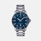 Tissot Round Blue Analog watch