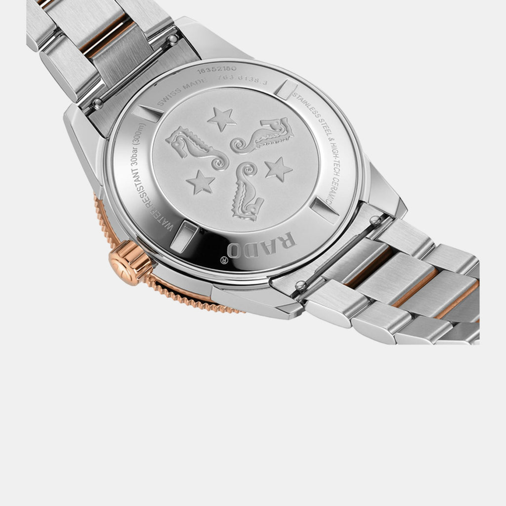 Captain Cook Men Automatic Blue Dial Analog Stainless Steel Watch R32137203