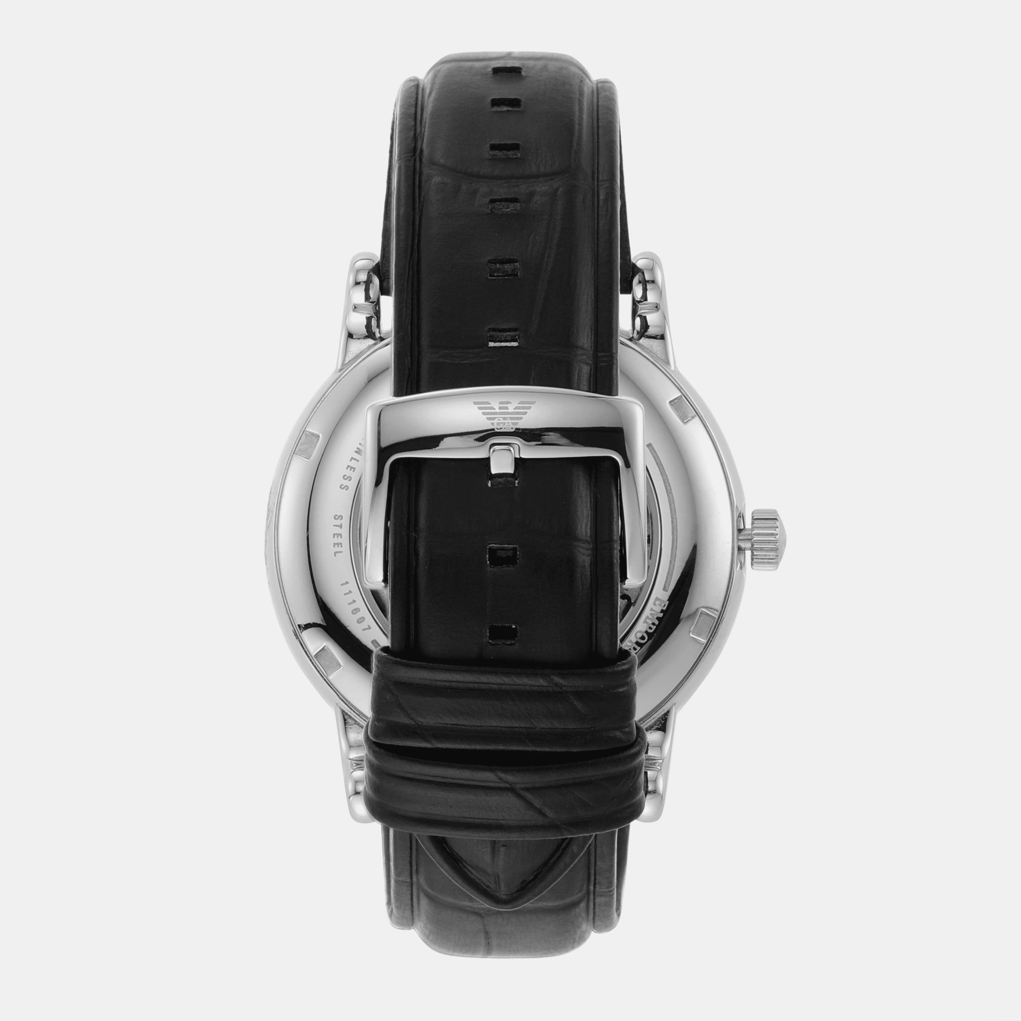 Luigi Men Automatic Grey Dial Analog Leather Watch AR1981