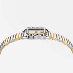 Versace Unisex Rectangular Silver watch