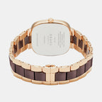 Obaku Men Square Brown watch