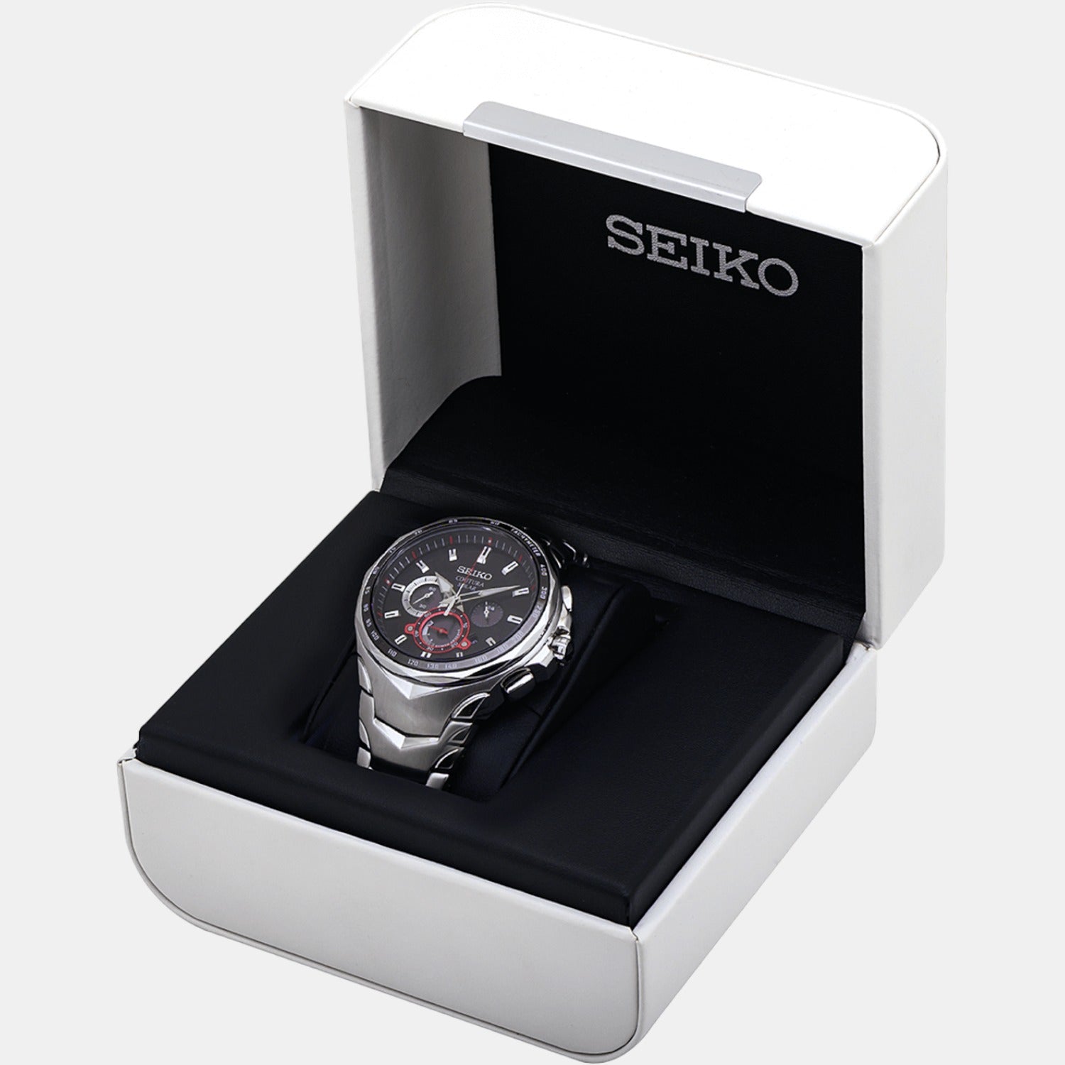 Seiko Stainless Steel Black watch