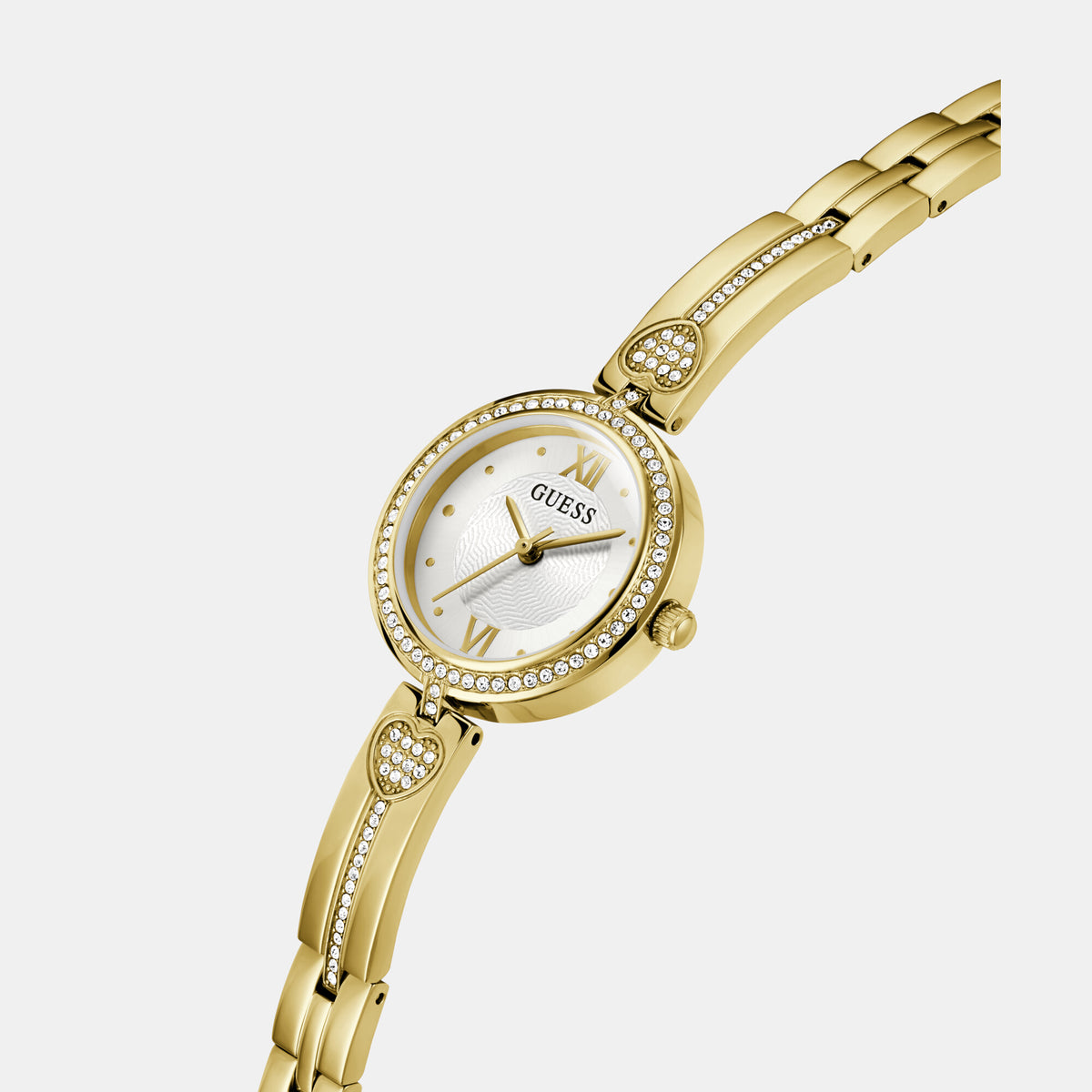 Guess Stainless Steel Round watch
