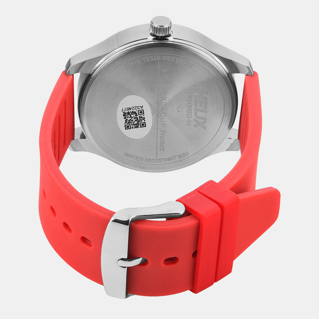 Helix Silicone Black watch