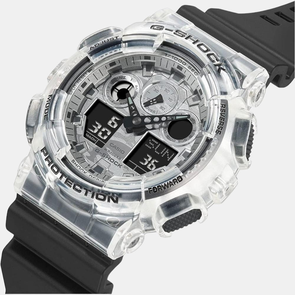 G-Shock Men's Analog-Digital Resin Watch G1281 - GA-100SKC-1ADR