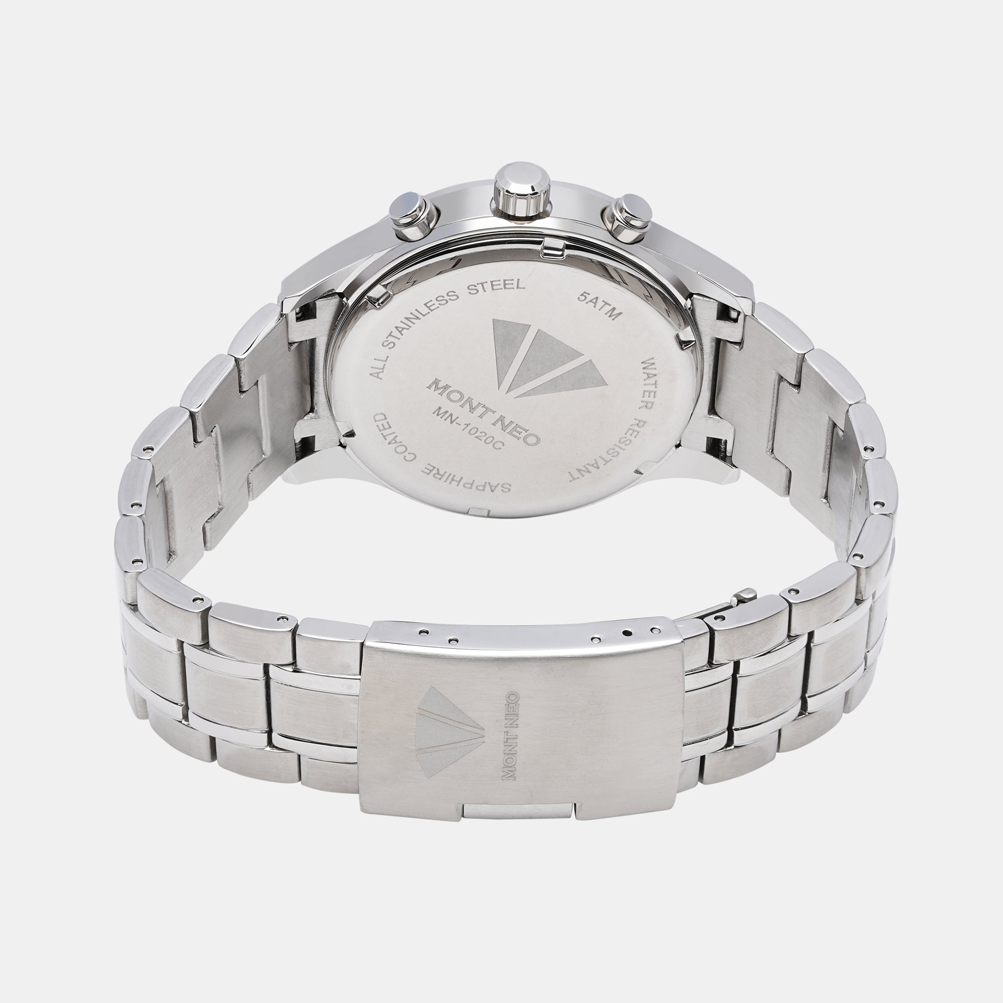 Mont Neo Men Round Silver watch