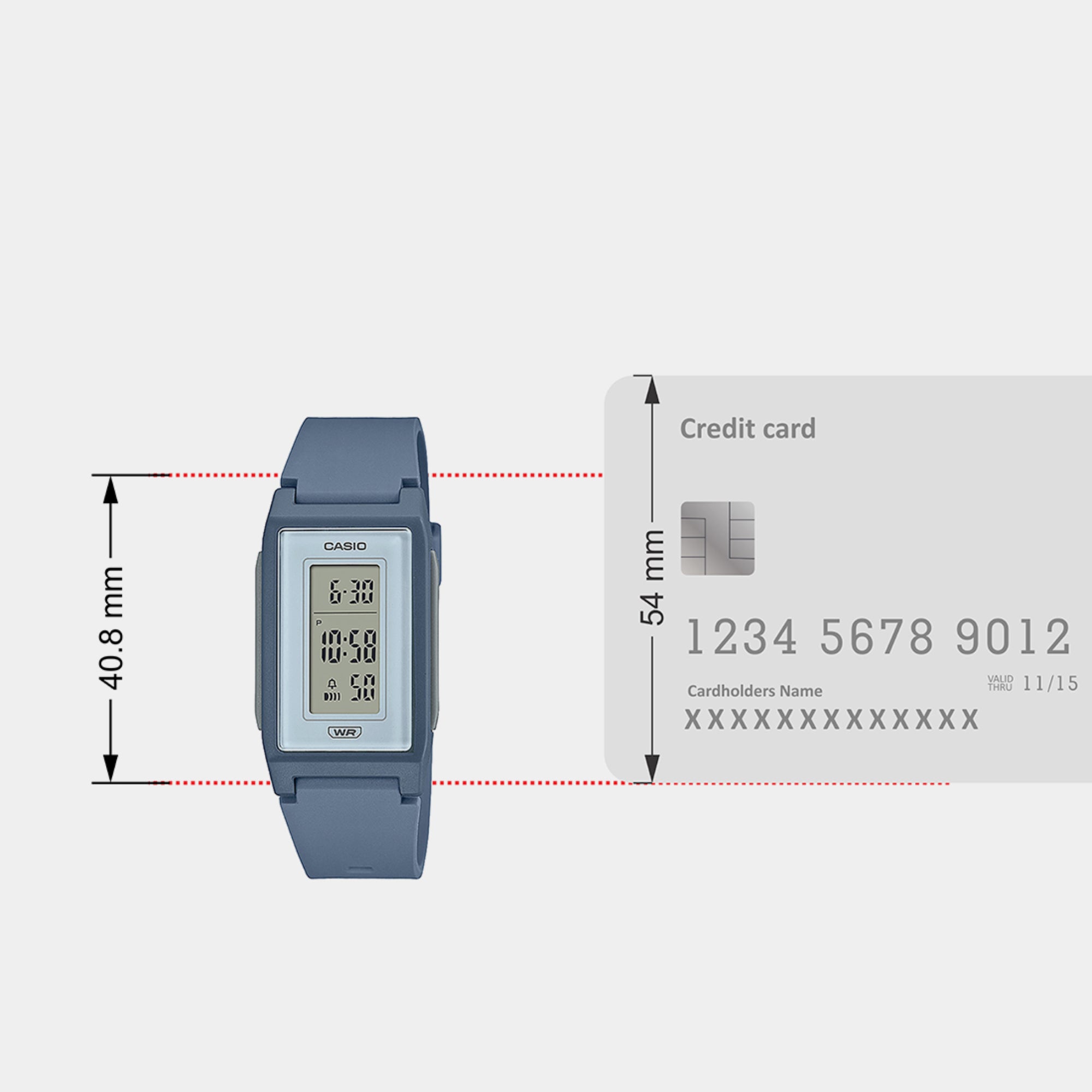 Casio Rectangular Quartz Digital Men watch