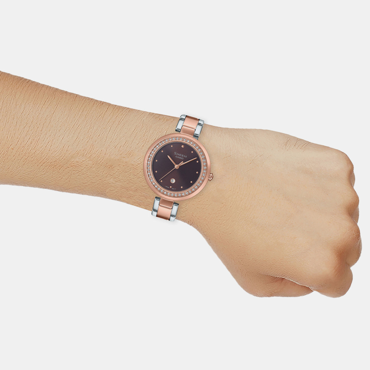 Casio Stainless Steel Brown watch