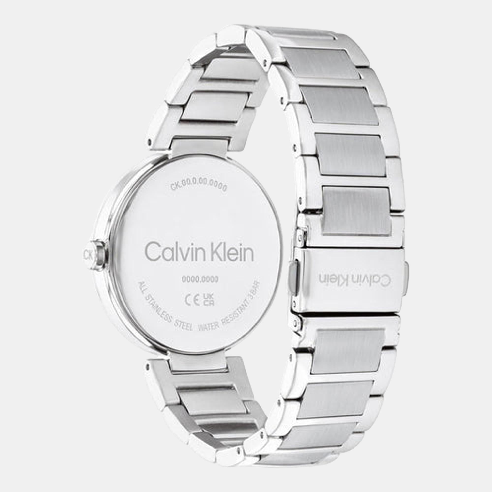 Ck Sensation Women Quartz Blue Dial Analog Stainless Steel Watch 25200250