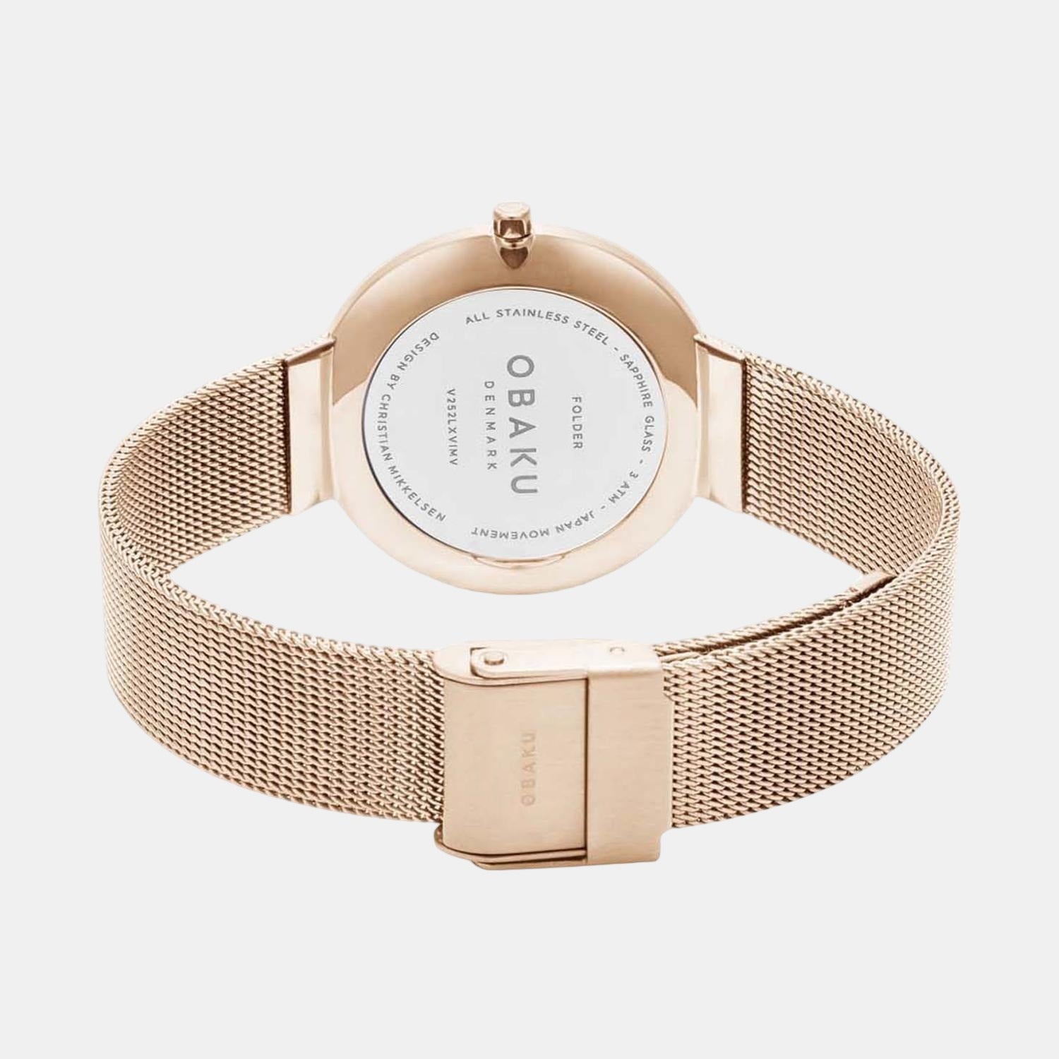 Obaku 34 mm Round Quartz watch