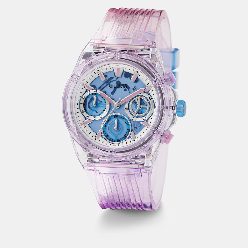 Guess Polyurethane Blue watch