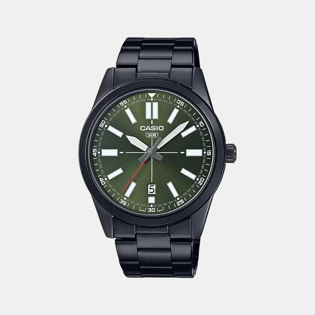 Casio Round Green Analog watch
