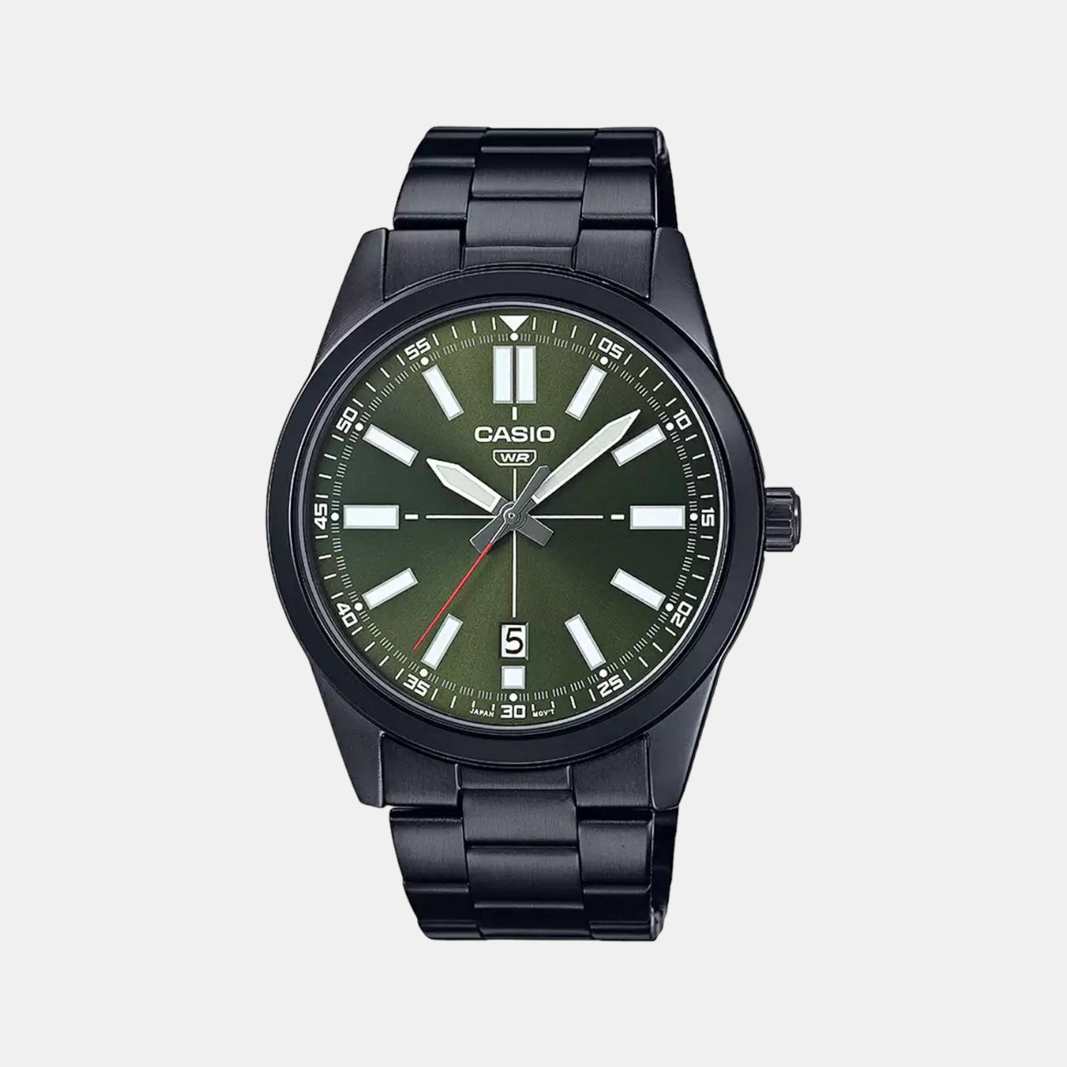 Casio Round Green Analog watch
