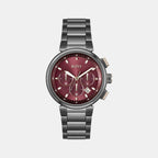 Boss Round Red Chronograph watch