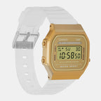 Casio Unisex Rectangular Gold watch