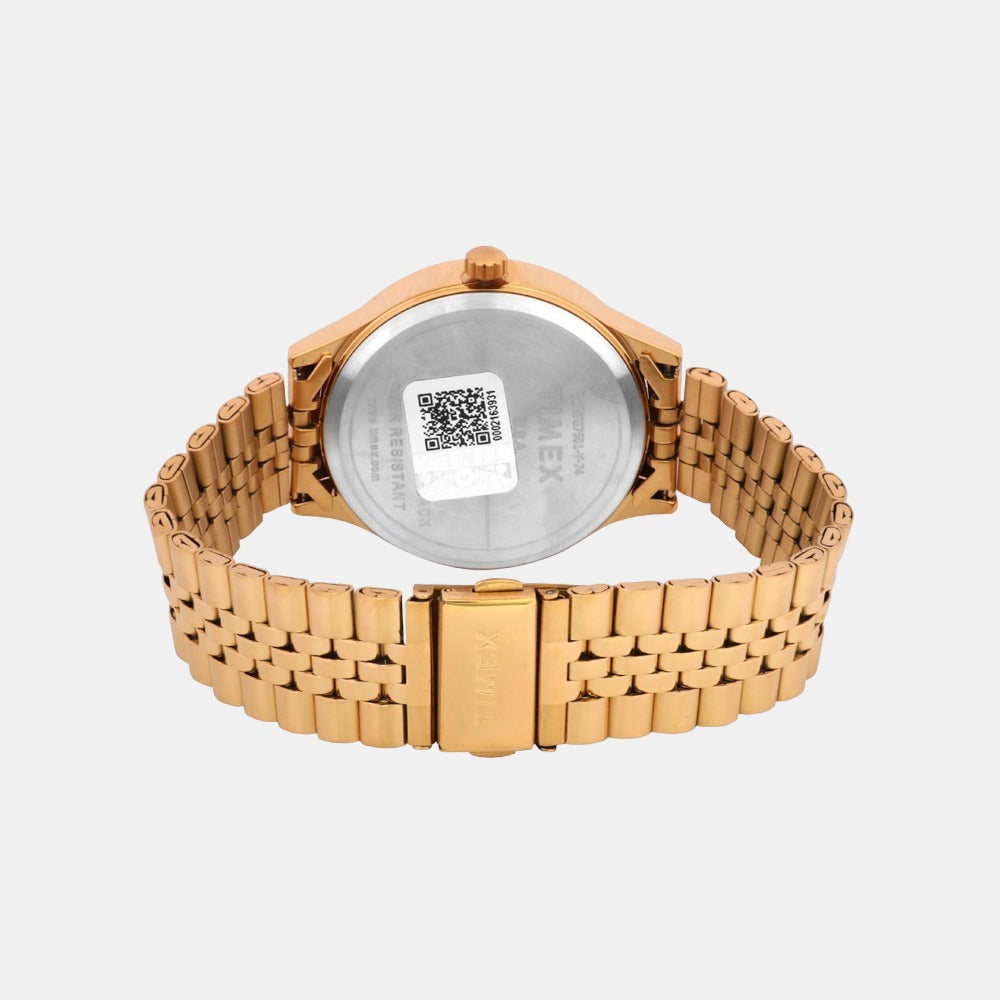 Timex Brass Round watch