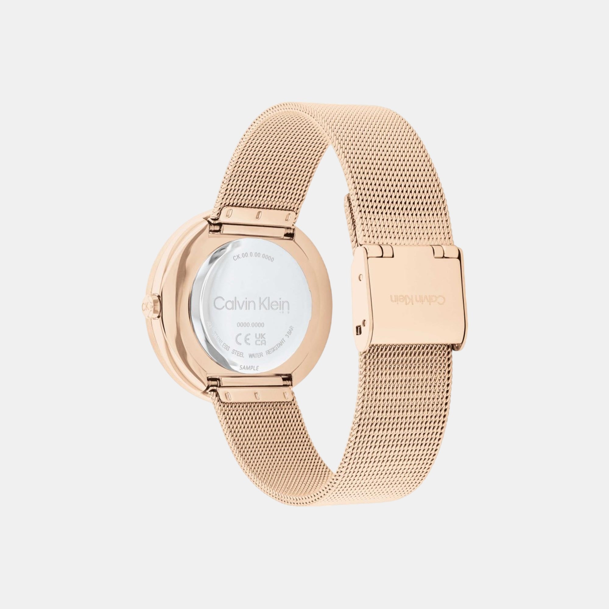 Twisted Bezel Women Quartz Silver Dial Analog Stainless Steel Watch 25200312