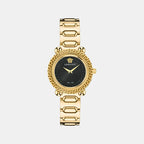Versace Round Black Analog watch