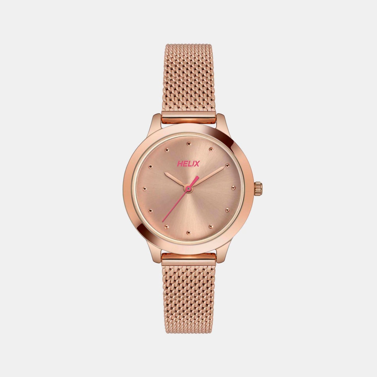 Female Rose Gold Analog Stainless Steel Watch TW022HL25