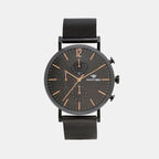 Mont Neo Round Black Chronograph watch