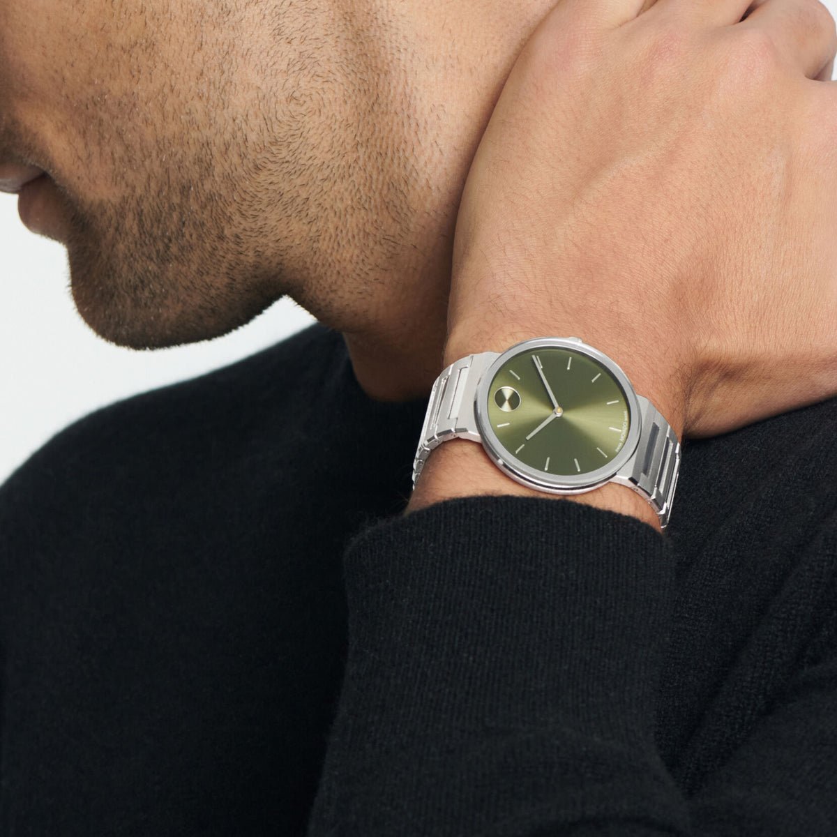 Movado Stainless Steel Round watch