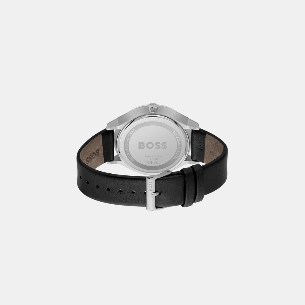 Boss Men Round Black watch