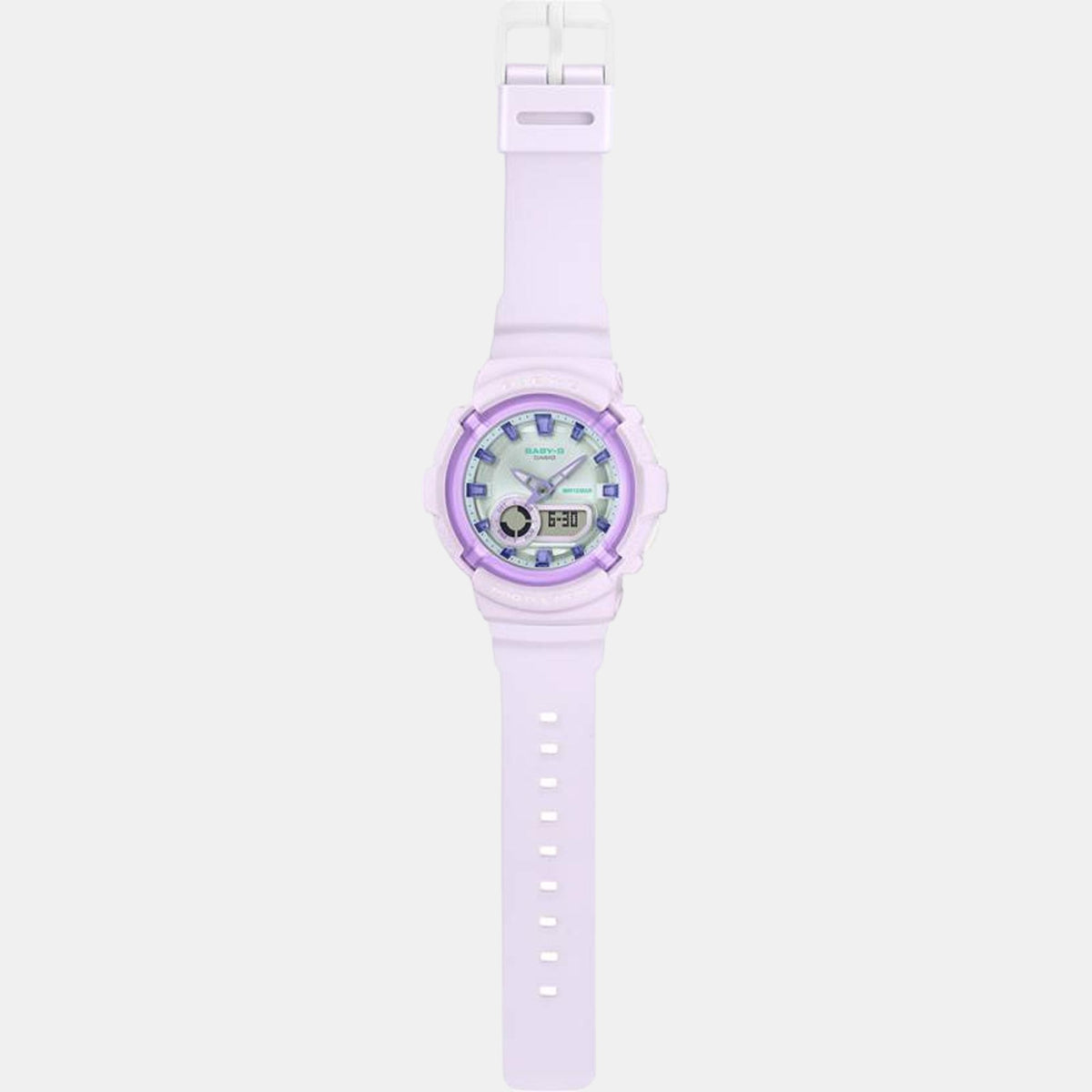 Baby-G Women Quartz Pink Dial Analog-Digital Resin Watch B231