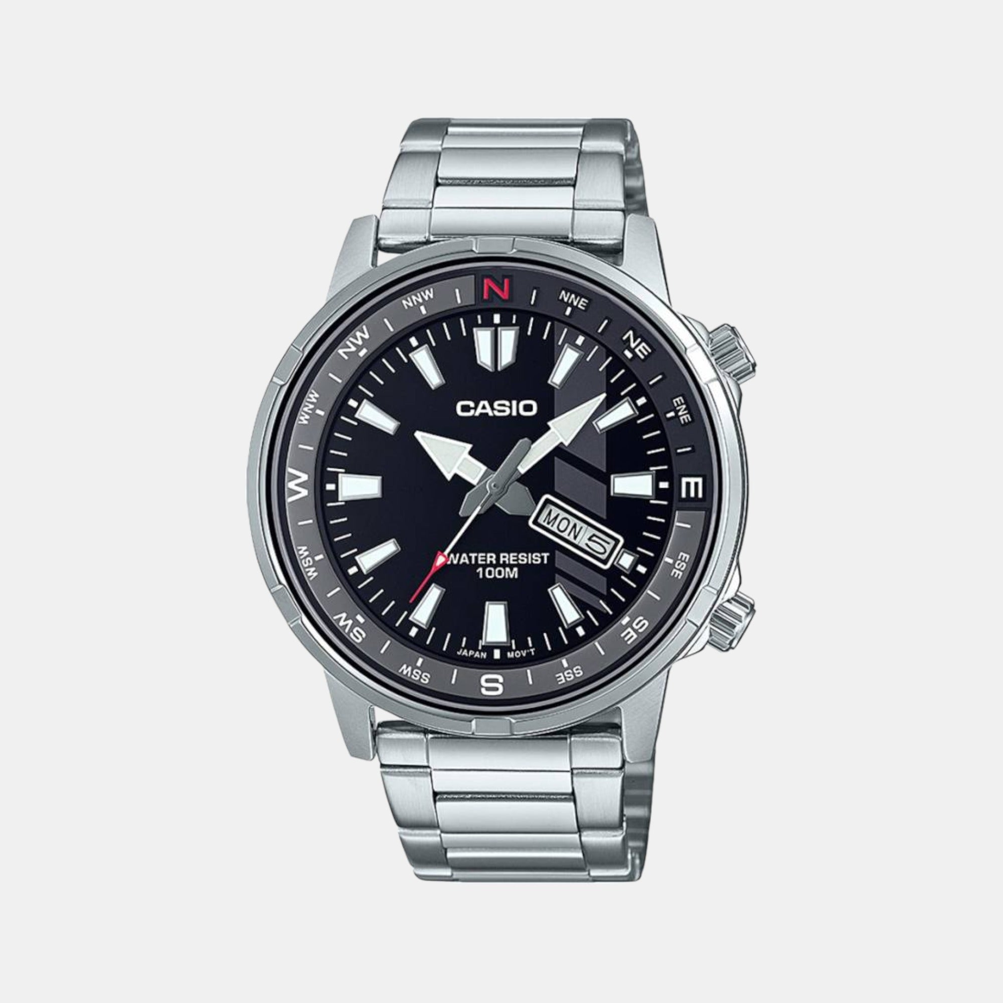 Male Analog Stainless Steel Watch A2114