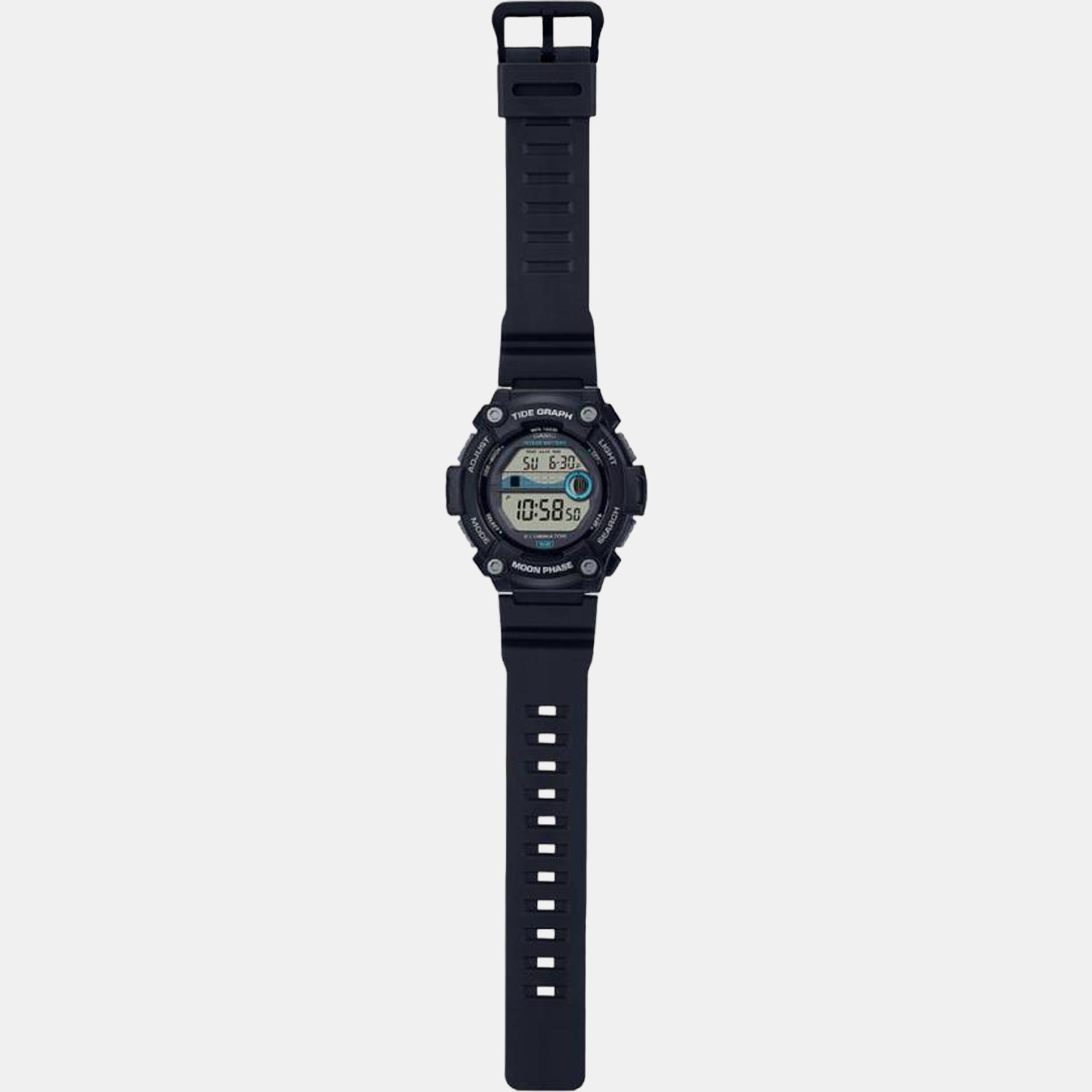Youth Unisex Quartz Black Dial Digital Resin Watch D251